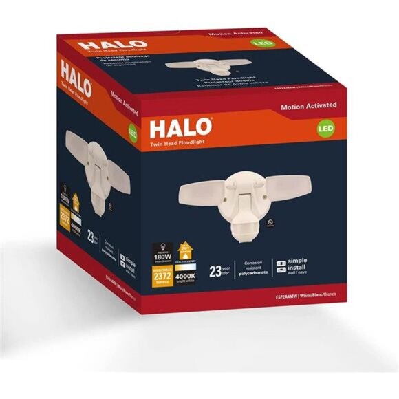 Outdoor LED Flood & Security Light - Motion Activated Dusk to Dawn - Picture 2 of 7